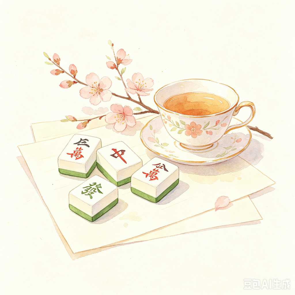 pattern printed mahjong packaging
