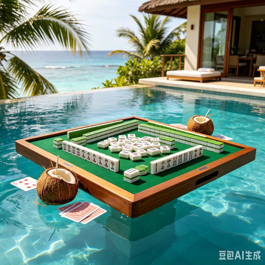 retro vintage mahjong set