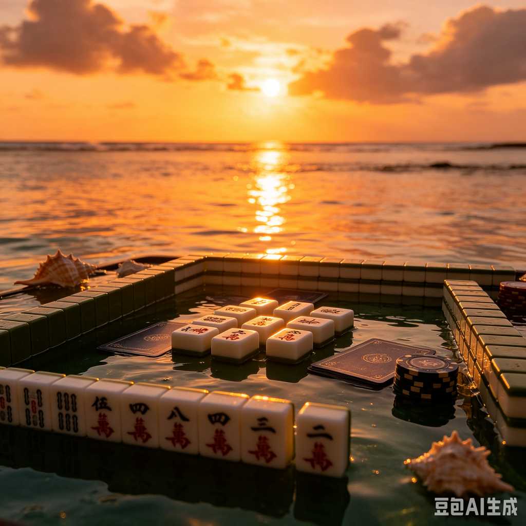 gradient pink mahjong tiles